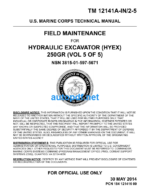 250GR Hydraulic Excavator Technical Manual VOL 5 OF 5 (TM12141A-IN2-5)