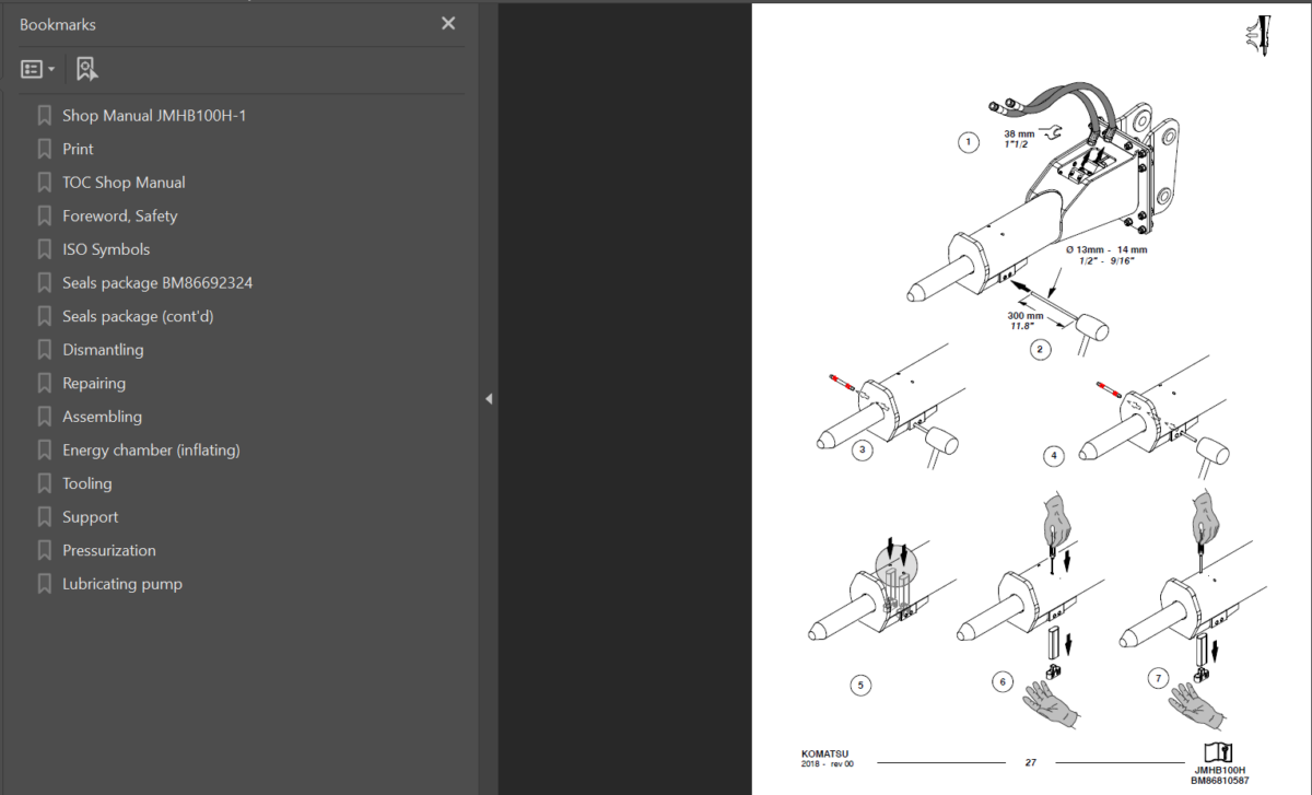 JMHB100H-1 (SEN06673-00) Shop Manual