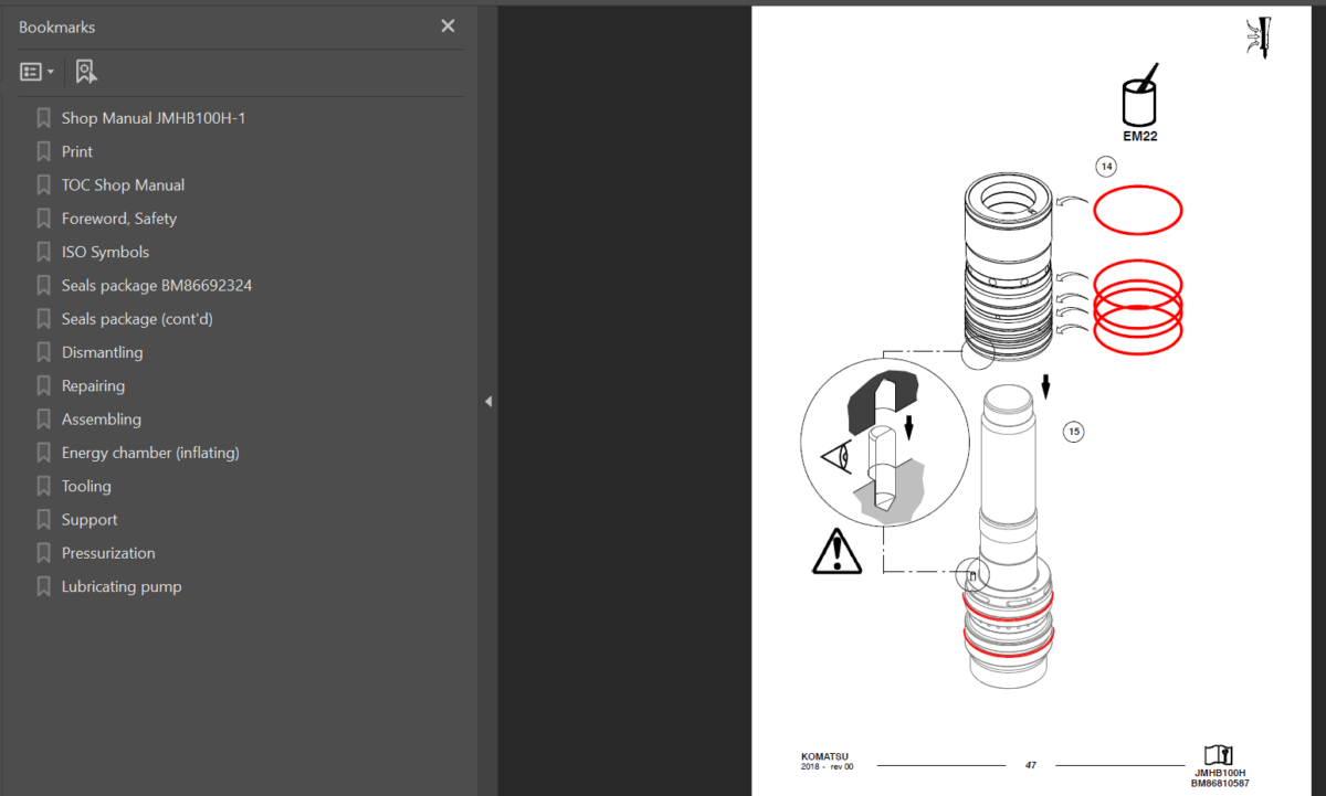 JMHB100H-1 (SEN06673-00) Shop Manual