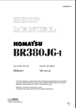 BR380 JG-1 (SEBM034105) Shop Manual