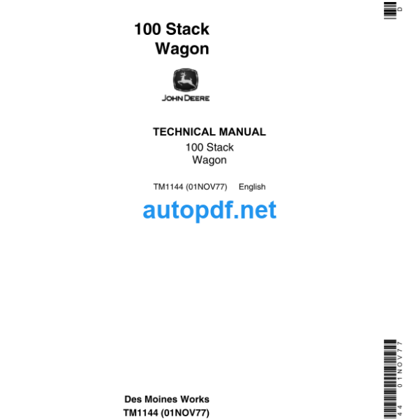 100 Stack Wagon Technical Manual (TM1144)