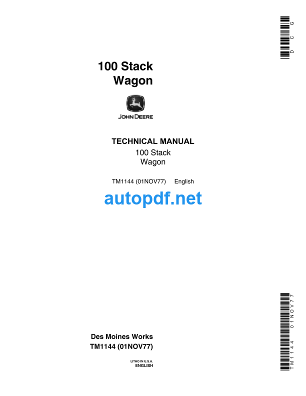 100 Stack Wagon Technical Manual (TM1144)