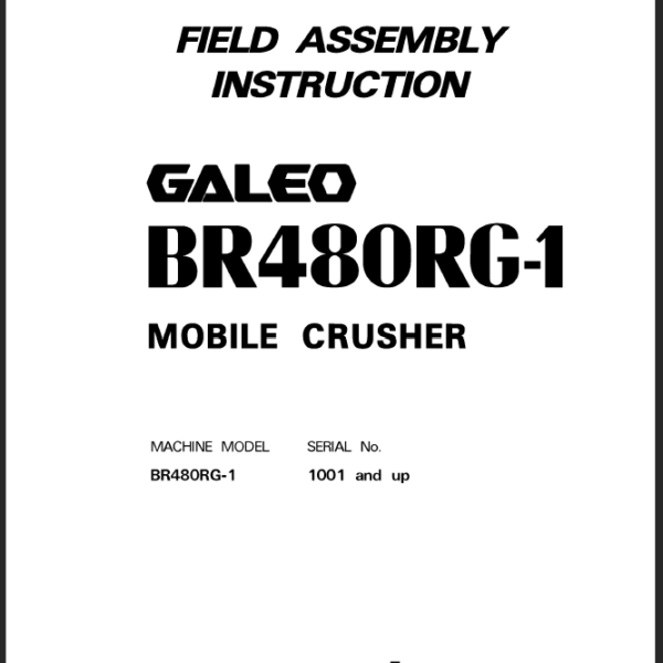 BR480RG-1 (SEAW003600) Shop Manual