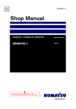 JMHB470V-1 Shop Manual