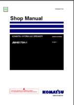 JMHB170H-1 (SEN06675-00) Shop Manual