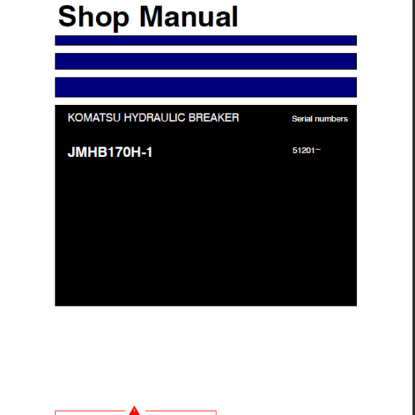 JMHB170H-1 (SEN06675-00) Shop Manual