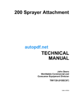 200 Sprayer Attachment Technical Manual (TM1729)