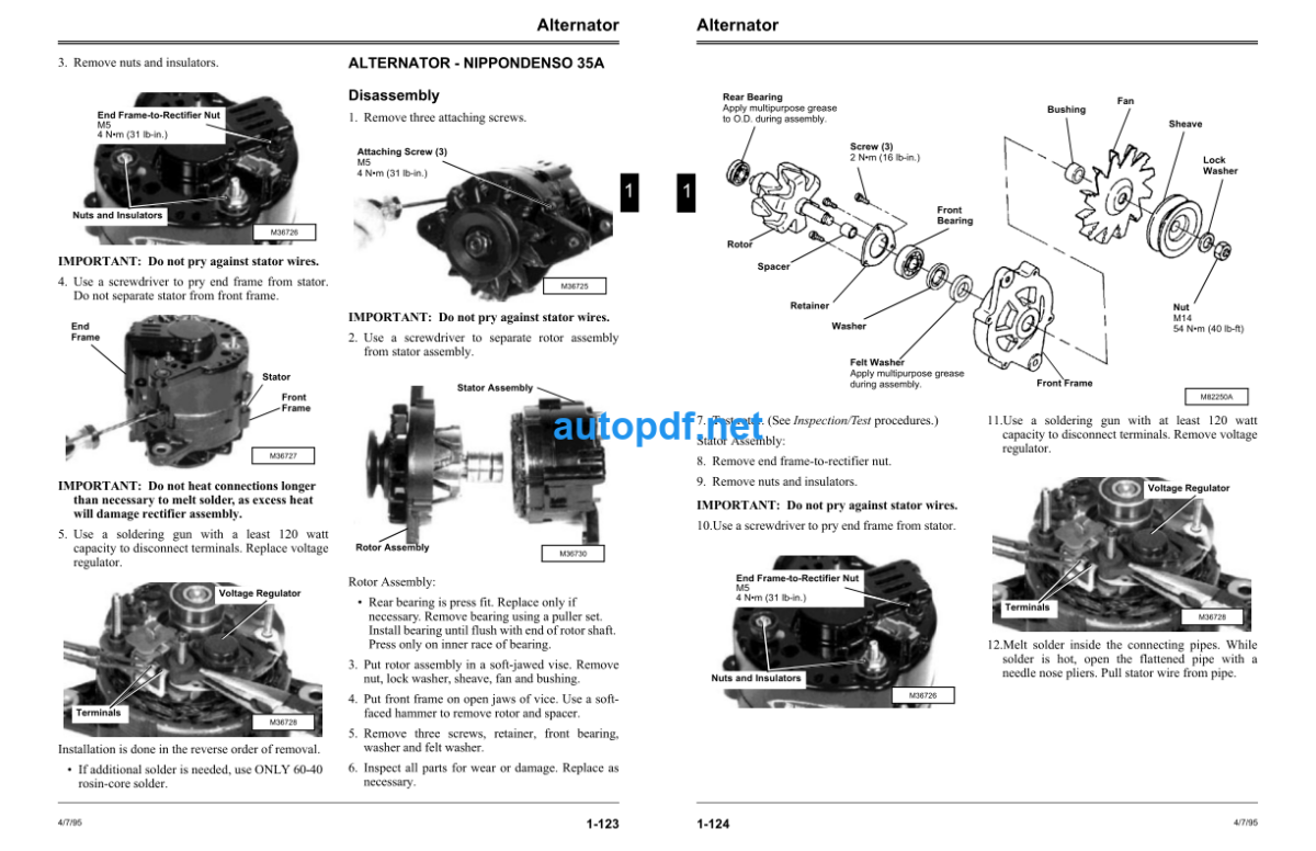 220 Series Diesel Engines Component Technical Manual (CTM3)