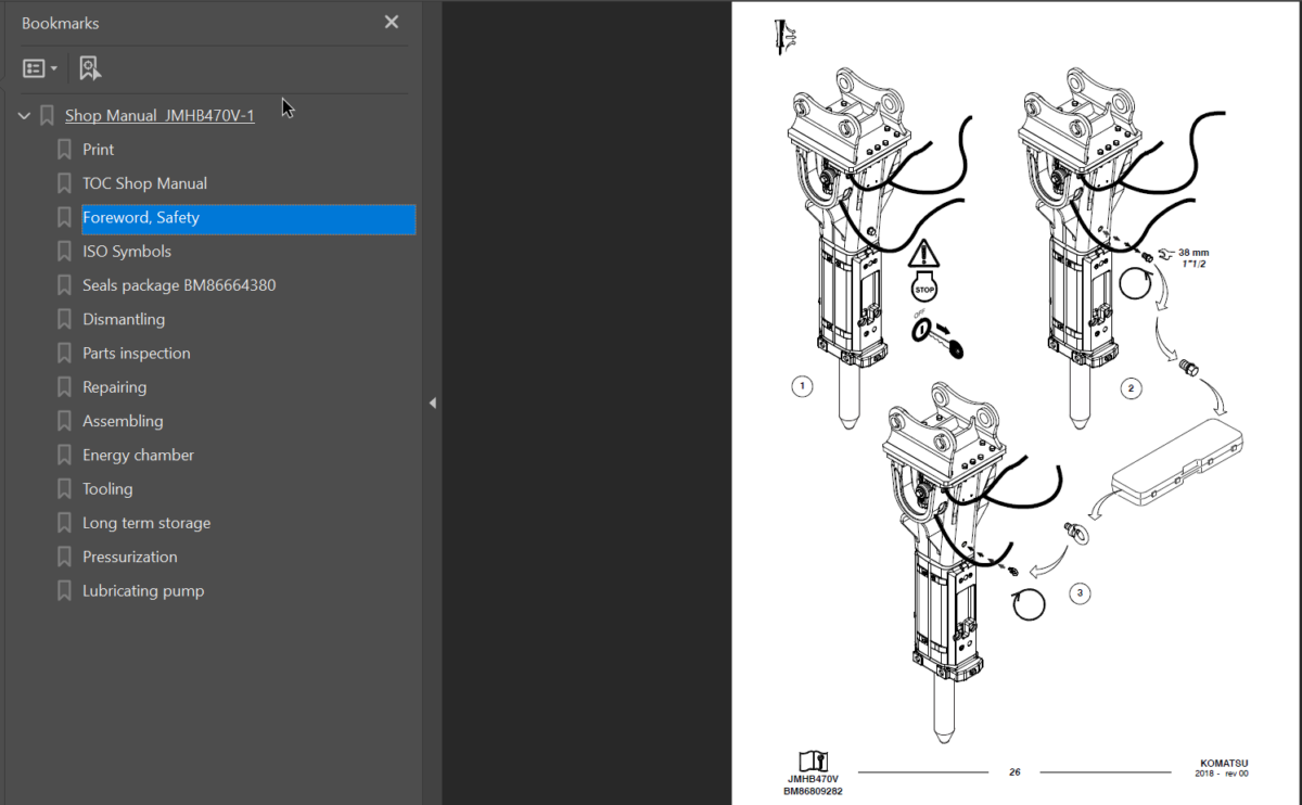 JMHB470V-1 Shop Manual