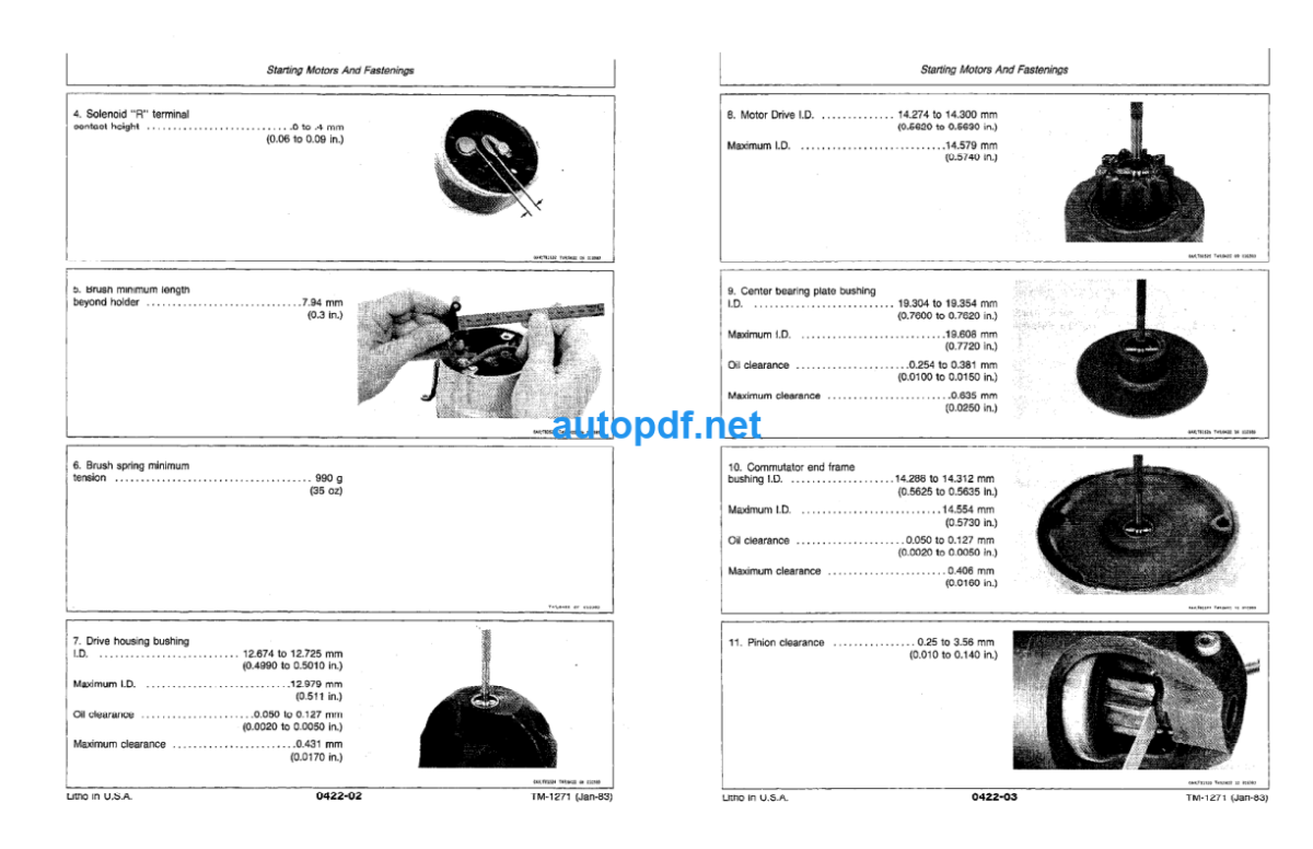 401D Tractor Technical Manual (TM1271)