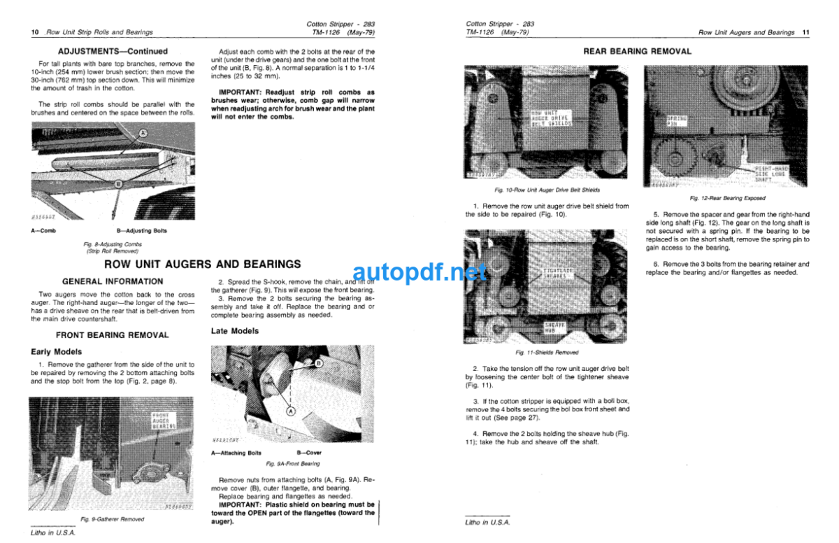 283 Cotton Stripper Technical Manual (TM1126)