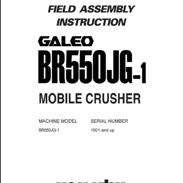 BR550JG-1 (GEN00030-01) Shop Manual