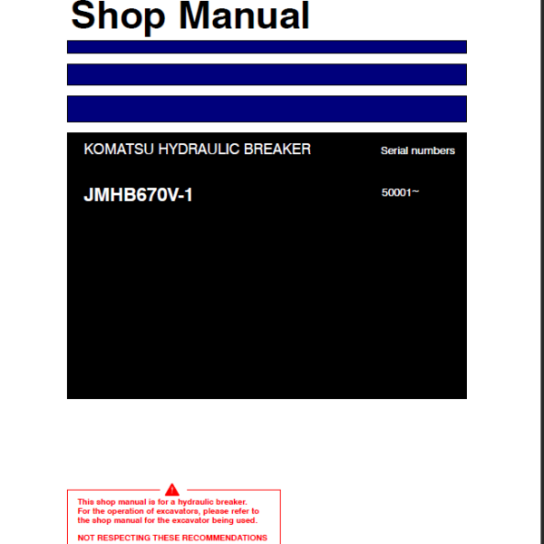 JMHB670V-1 Shop Manual