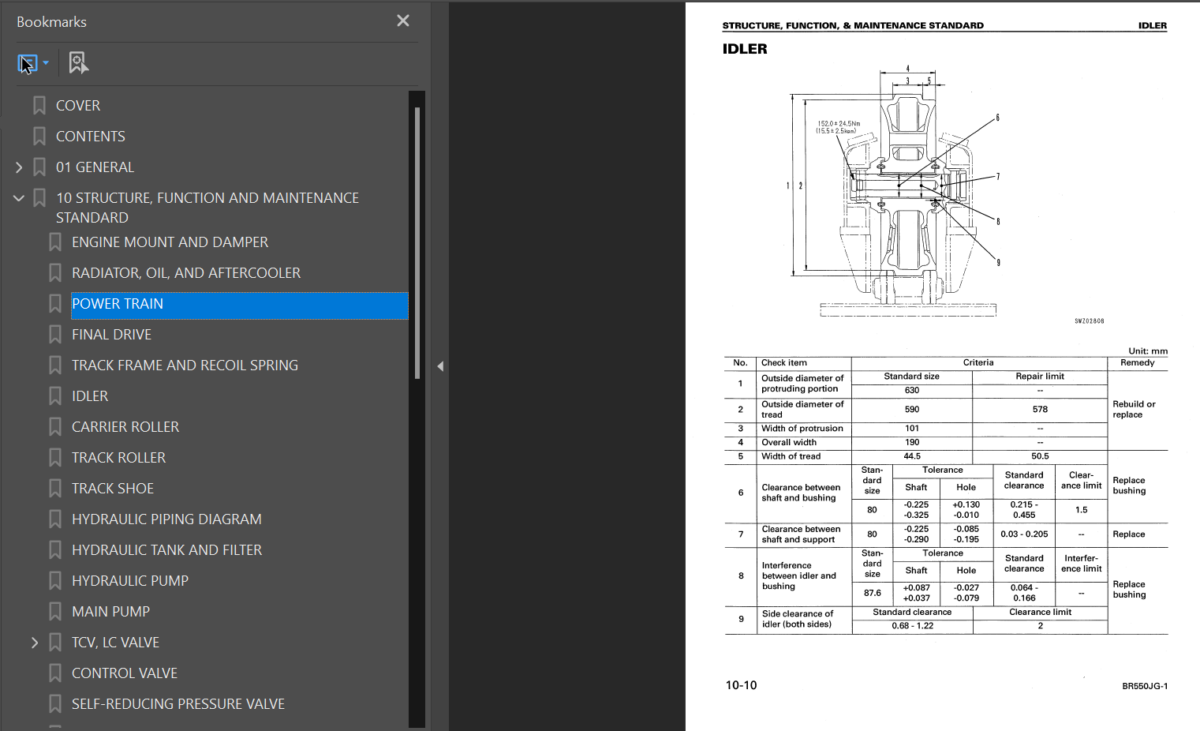 BR550JG-l Shop Manual