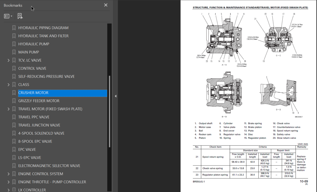 BR550JG-l Shop Manual