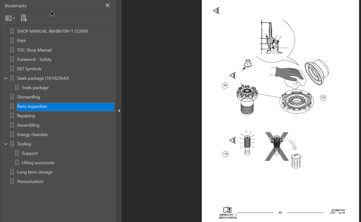 JMHB670V-1 Shop Manual