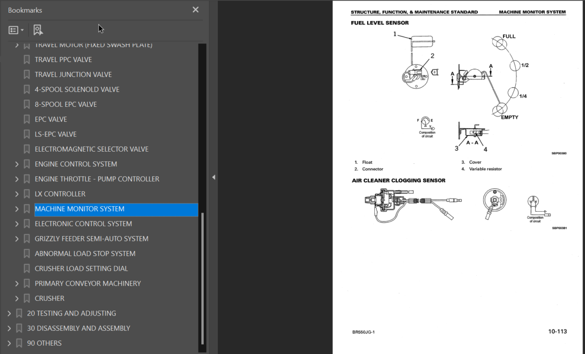 BR550JG-l Shop Manual