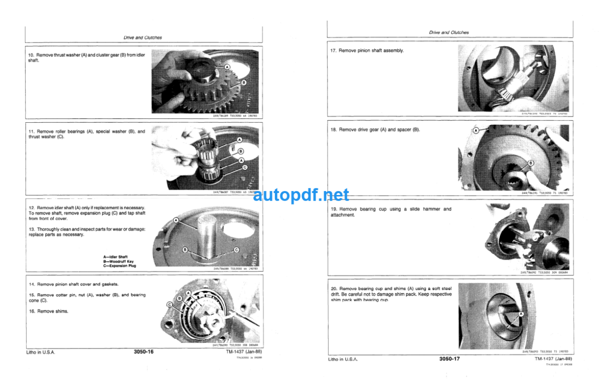 340D and 440D Skidder 448D Grapple Skidder Repair Technical Manual (TM1437)