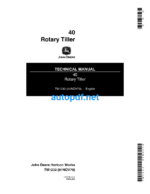 40 Rotary Tiller Technical Manual (TM1232)