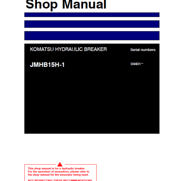 JMHB15H-1 Shop Manual