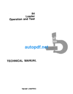 84 Loader Operation and Test Technical Manual (TM1397)