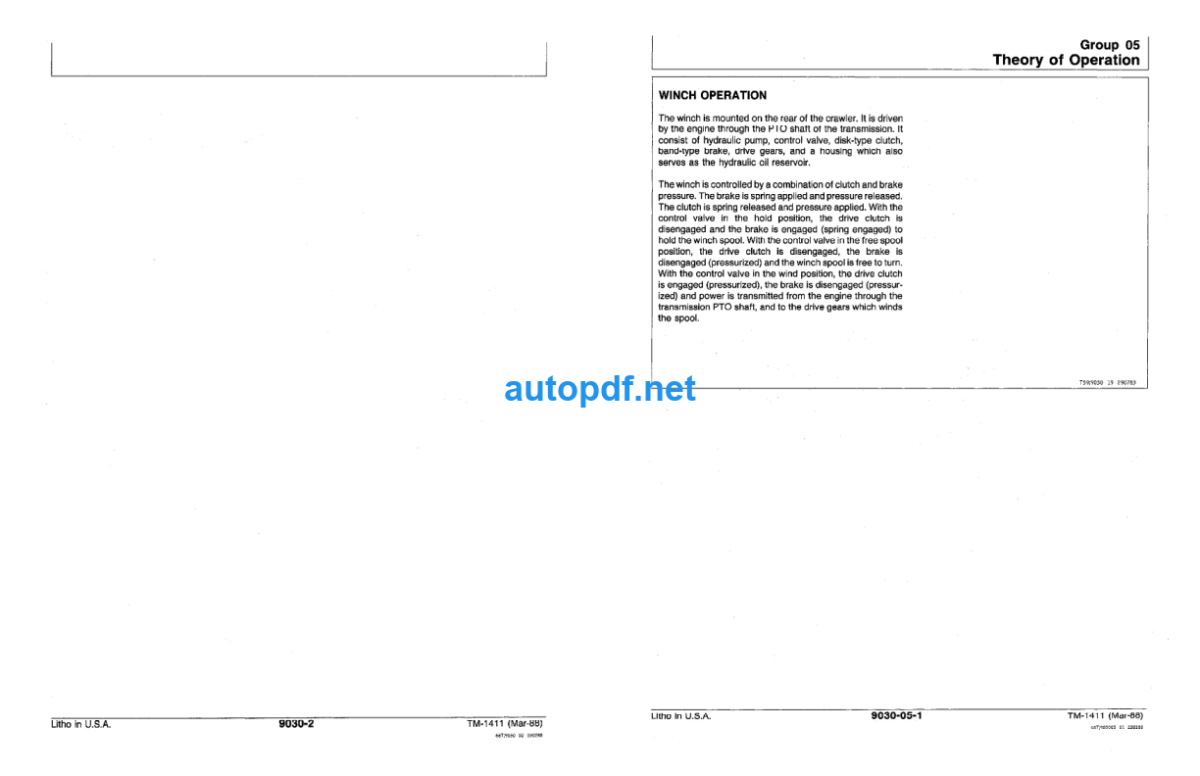 400G Crawler Bulldozer Operation & Test Technical Manual (TM1411)