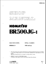 BR500JG-1 Shop Manual