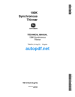 100K Synchronous Thinner Technical Manual (TM1074)