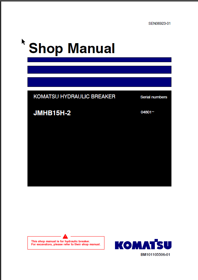 JMHB15H-2 (SEN06923-01) Shop Manual