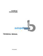 30 and 50 Excavators Technical Manual (TM1380)