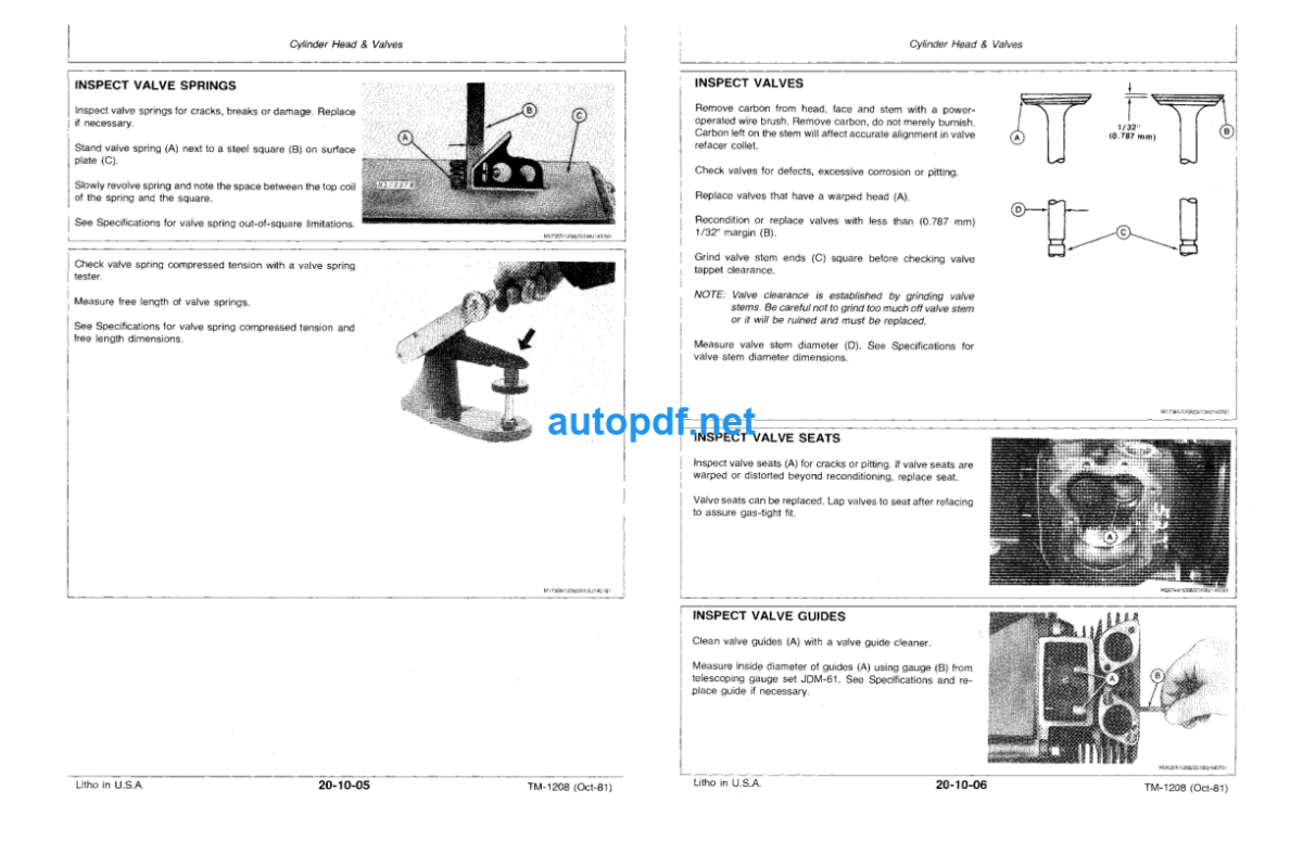 317 Hydrostatic Tractor Technical Manual (TM1208)