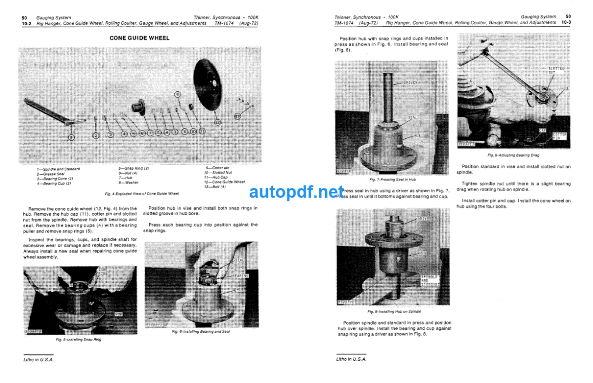 100K Synchronous Thinner Technical Manual (TM1074)