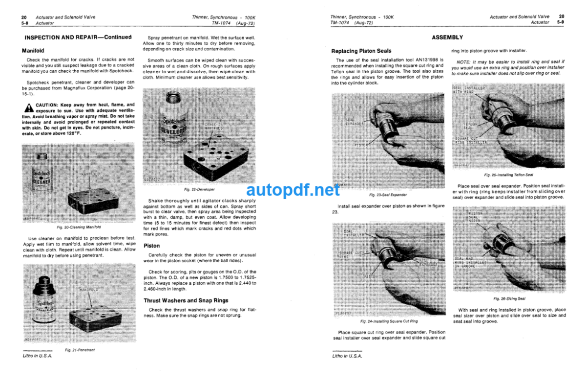 100K Synchronous Thinner Technical Manual (TM1074)