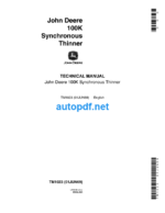 100K Synchronous Thinner Technical Manual (TM1023)