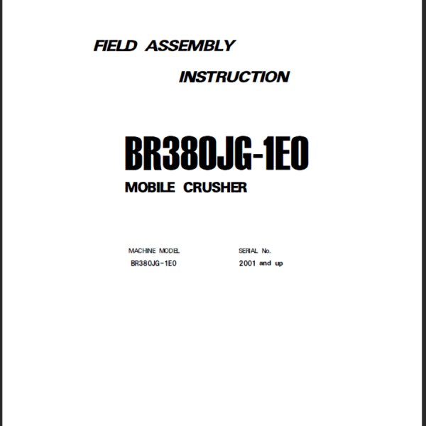 BR380JG-lE0 Shop Manual