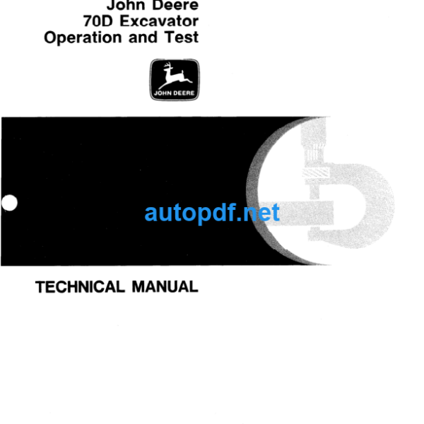 70D Excavator Operation and Test Technical Manual (TM1407)