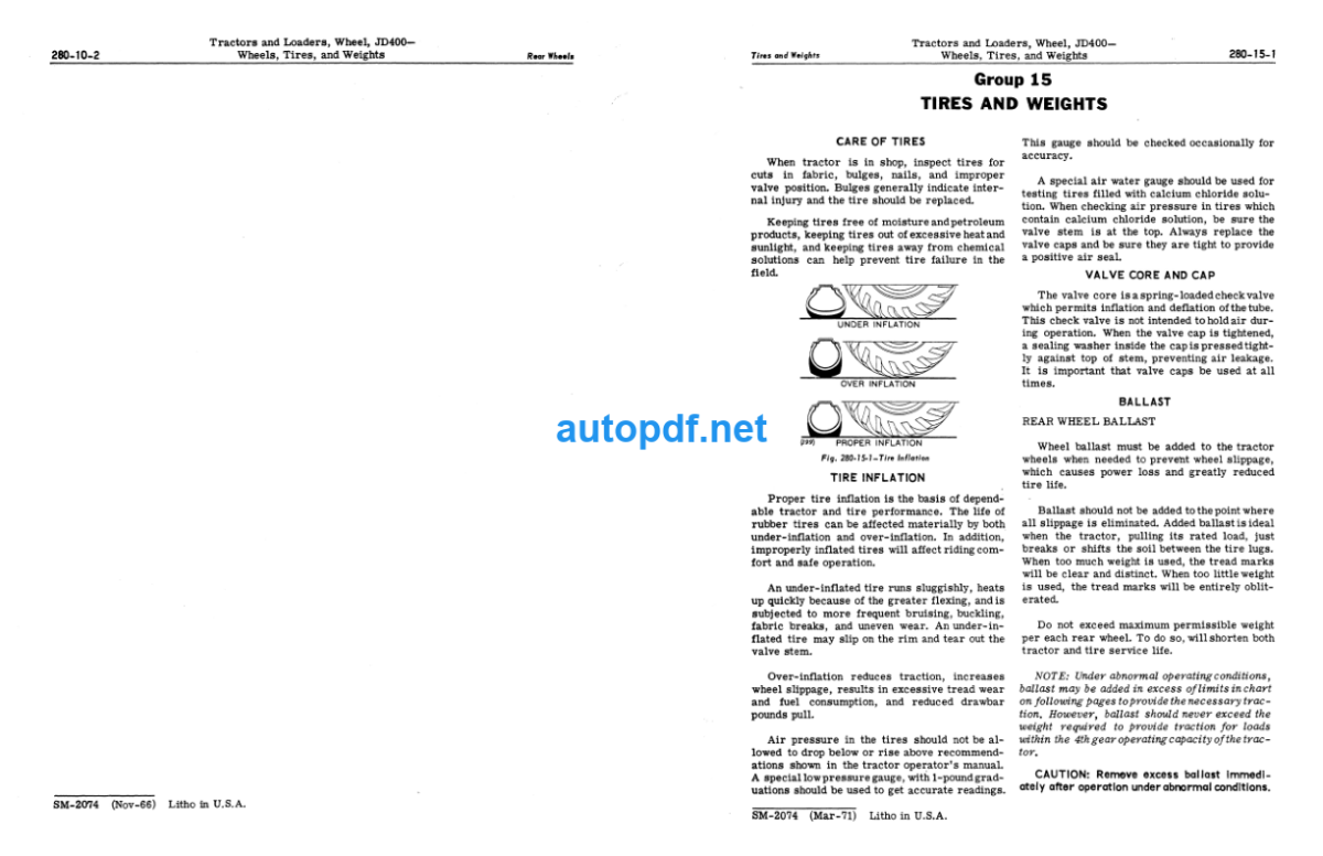 400 WHEEL TRACTORS & WHEEL LOADERS SERVICE MANUAL