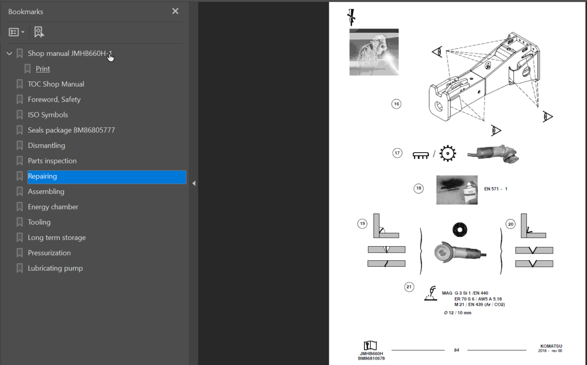 JMHB660H-1 (SEN06680-00) Shop Manual