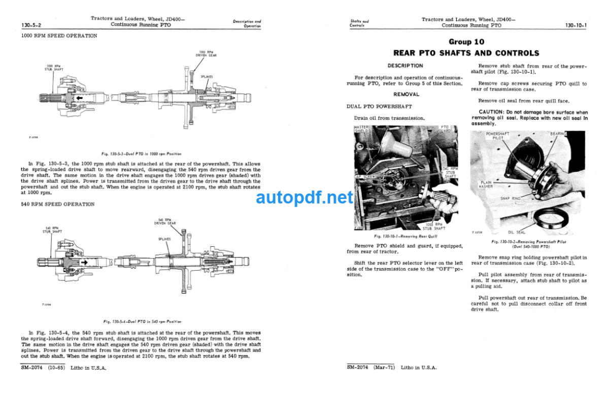 400 WHEEL TRACTORS & WHEEL LOADERS SERVICE MANUAL