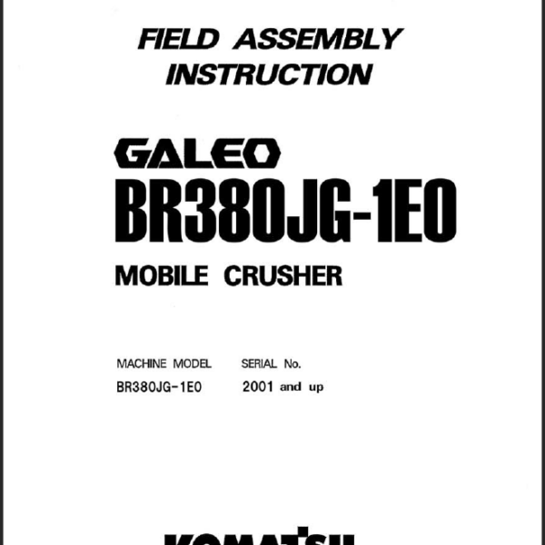 BR380JG-lE0 (GEN00083-00) Shop Manual