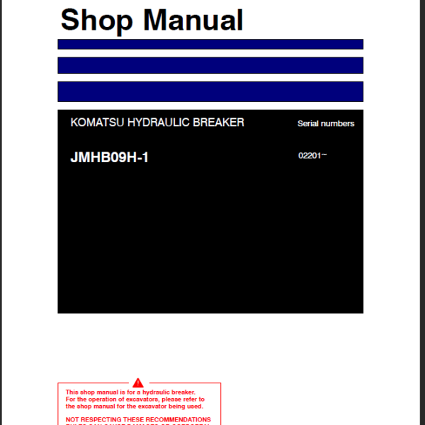 JMHB09H-1 (SEN06664-02) Shop Manual