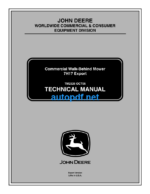 7H17 Export Commercial Walk-Behind Mower Technical Manual (TM2325)