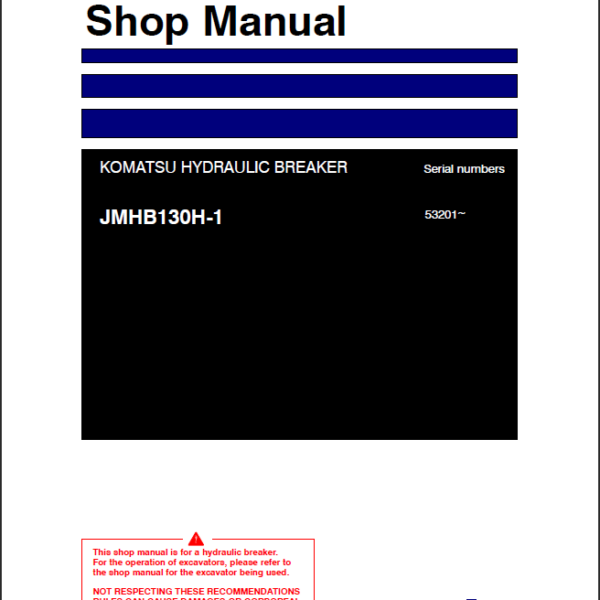 JMHB130H-1 (SEN06674-02) Shop Manual