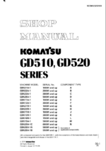 GD510 GD520 Shop Manual