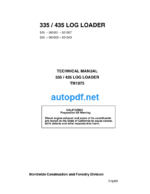 335 435 Log Loader Technical Manual (TM1875)