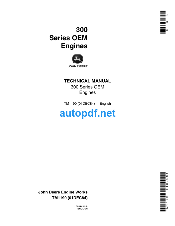 300 Series OEM Engines Technical Manual