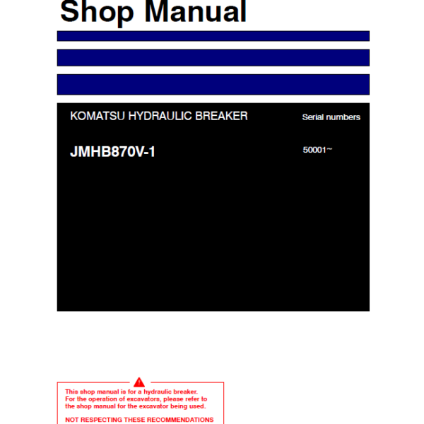 JMHB870V-1 (SEN06681-04) Shop Manual