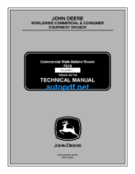 7G18 Commercial Walk-Behind Mower Technical Manual (TM2220)