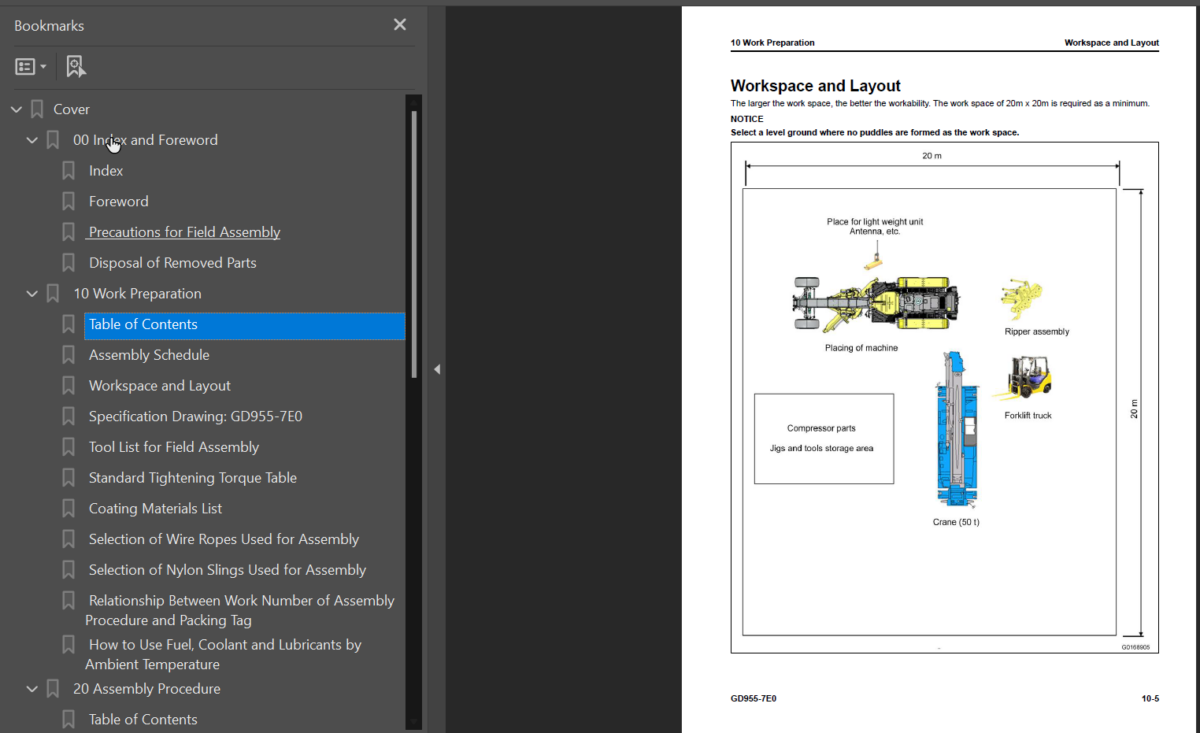 GD955-7E0 (GEN00277-00) Shop Manual