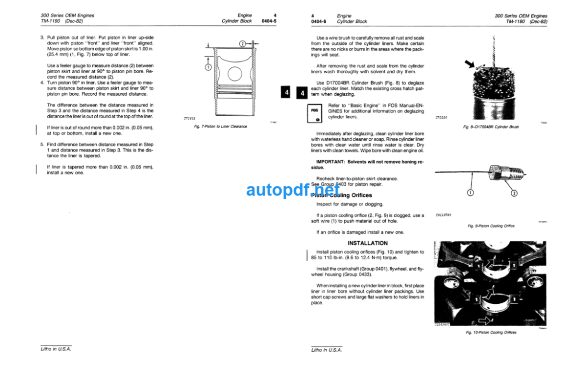 300 Series OEM Engines Technical Manual